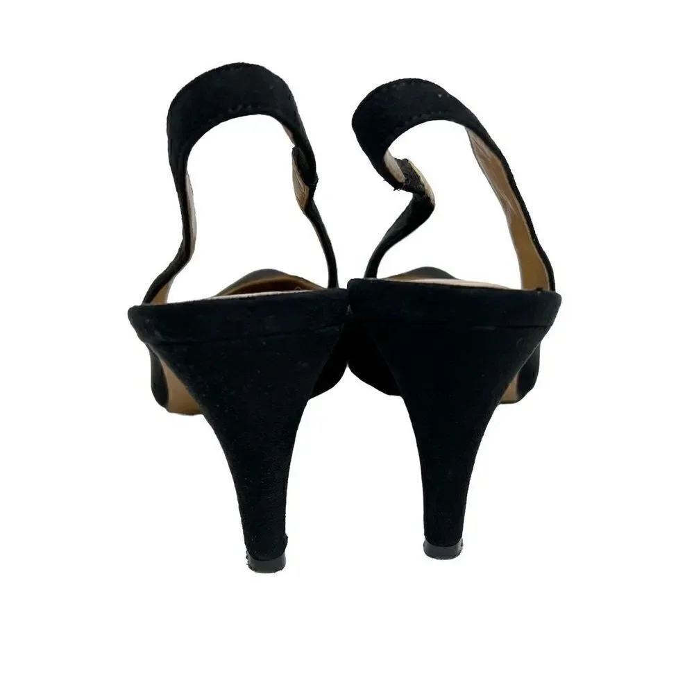 Coach and Four black Letti -CF sling back heels size 6.5